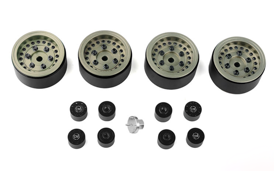 RC4WD W0009 1.0" Black Rhino Armory Internal Beadlock Wheels