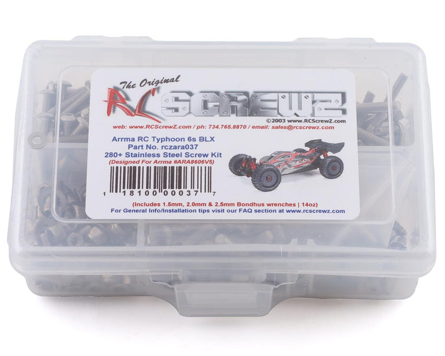 RC Screwz RCZARA037 Arrma Typhon 6S BLX V5 Stainless Steel Screw Kit