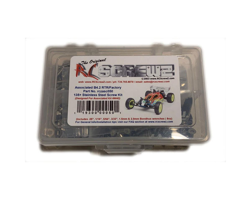 RC Screwz RCZASC050 B4.2 Stainless Steel Screw Kit