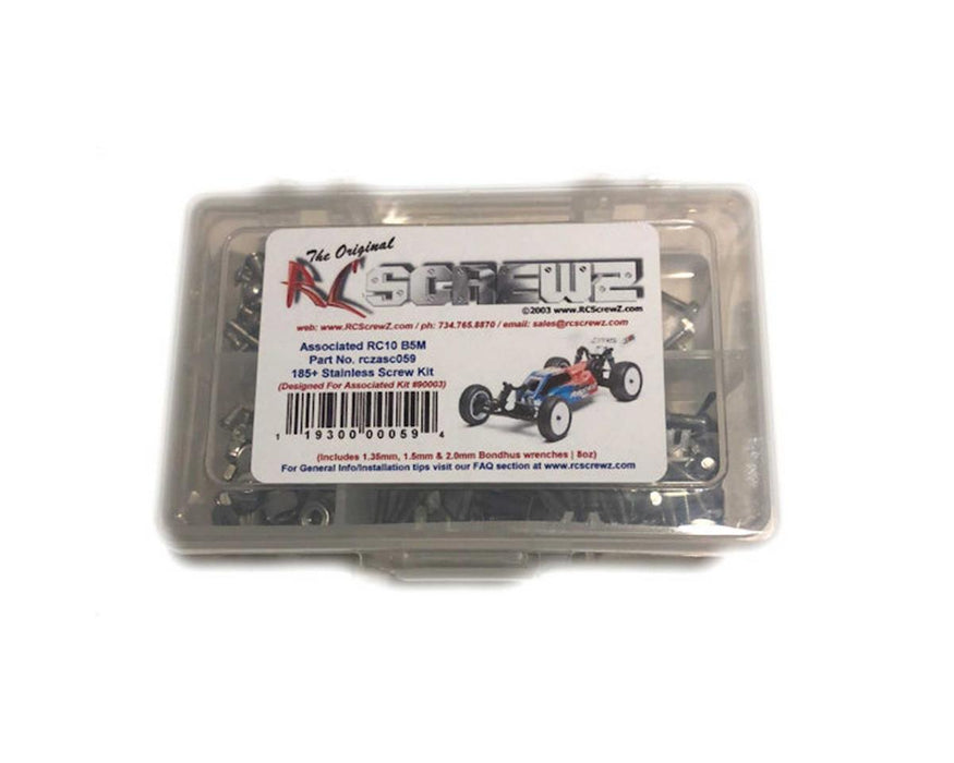 RC Screwz RCZASC059 B5M Stainless Steel Screw Kit