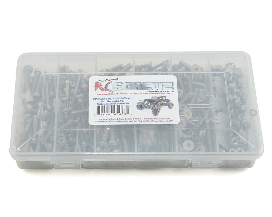 RC Screwz RCZHPI093 HPI Baja Kraken TSK-B Stainless Steel Screw Kit