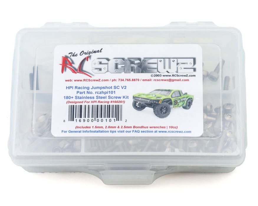 RC Screwz RCZHPI101 HPI Jumpshot SC V2 1/10 Short Course Truck Stainless Steel Screw Kit