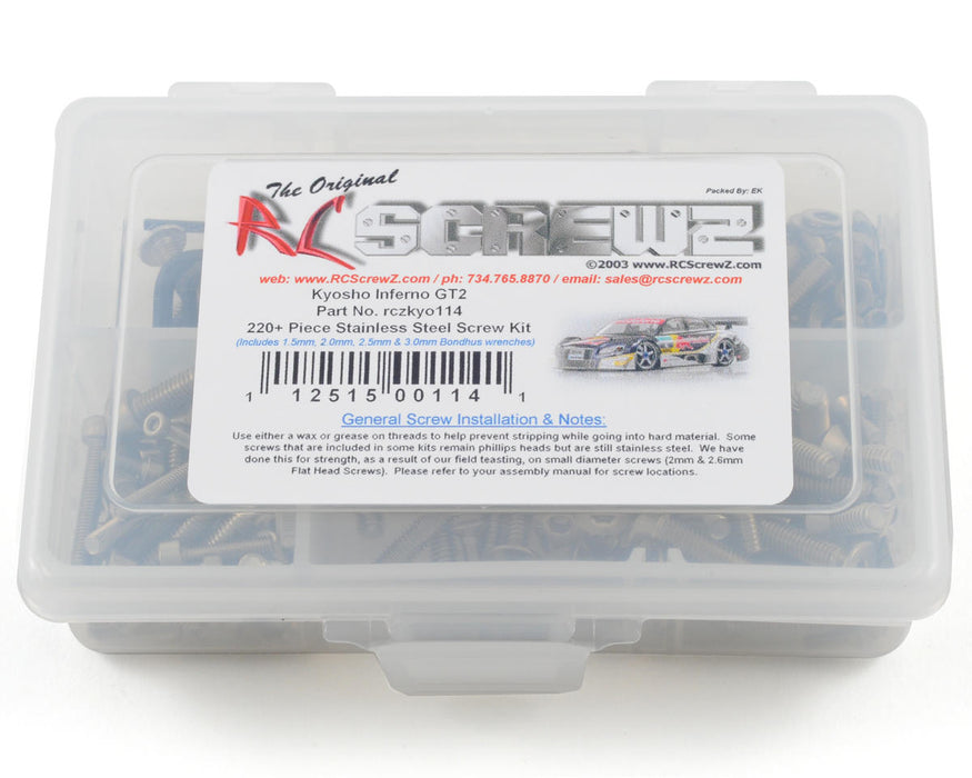 RC Screwz RCZKYO114 Screw Set: KYO Inferno GT2