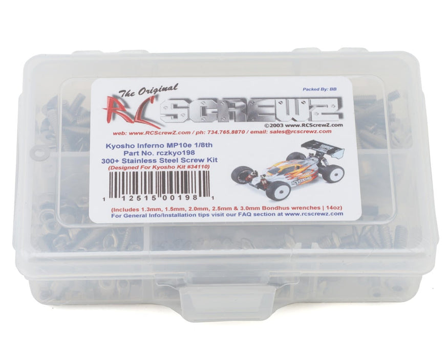 RC Screwz RCZKYO198 Kyosho MP10e Stainless Steel Screw Kit