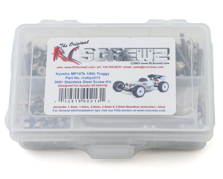 RC Screwz RCZKYO213 Kyosho Inferno MP10Te 1/8 Truggy Stainless Steel Screw Kit