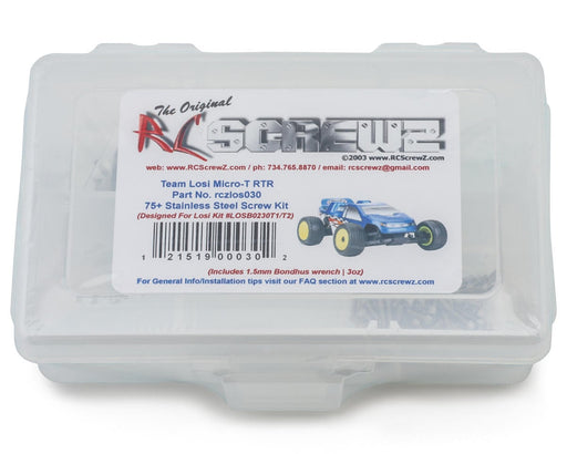 RC Screwz RCZLOS030 Losi® Micro-T™ Stainless Screw Kits