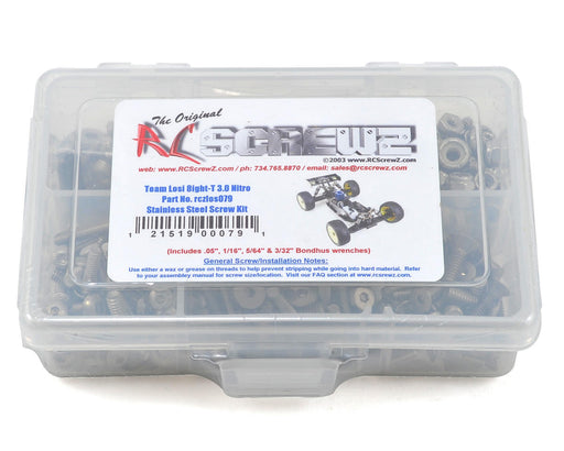 RC Screwz RCZLOS079 Losi 8ight-T 3.0 Nitro Stainless Steel Screw Kit