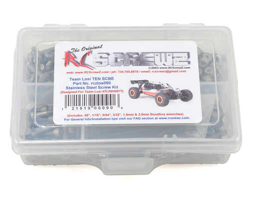RC Screwz RCZLOS090 Team Losi TEN-SCBE Stainless Steel Screw Kit