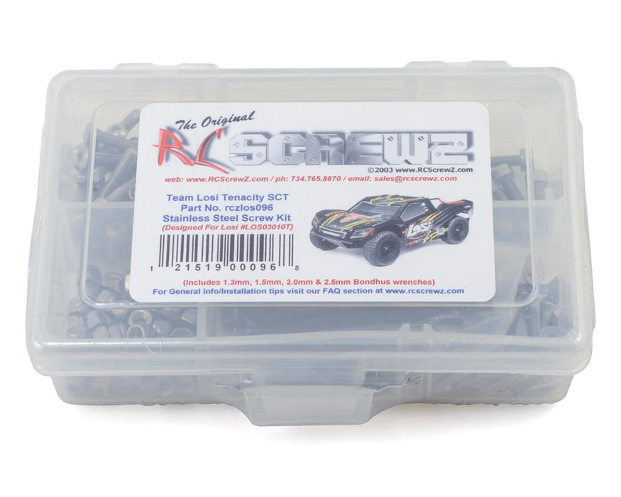 RC Screwz RCZLOS096 Team Losi Tenacity SCT Stainless Steel Screw Kit