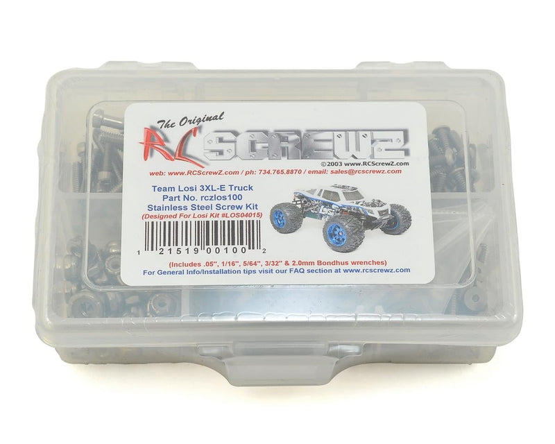 RC Screwz RCZLOS100 Team Losi LST 3XL-E Stainless Steel Screw Kit