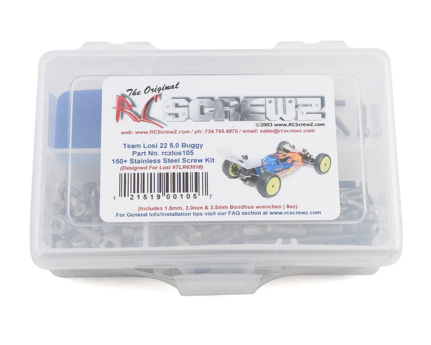 RC Screwz RCZLOS105 Team Losi 8IGHT-XE Stainless Steel Screw Kit