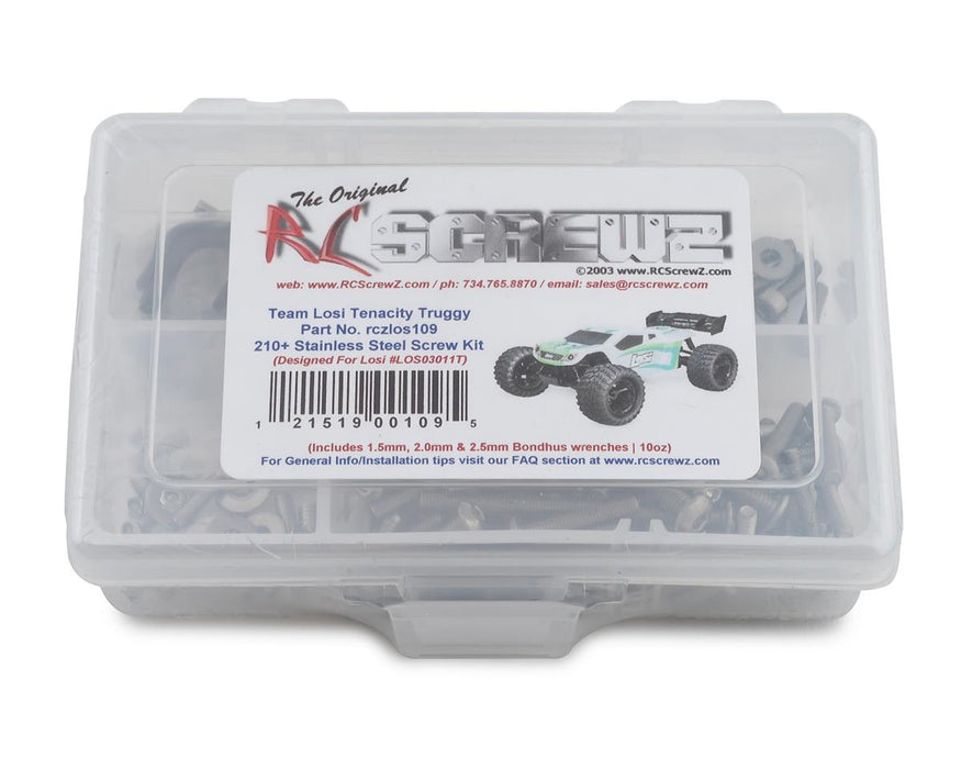 RC Screwz RCZLOS109 Team Losi Tenacity Truggy Stainless Steel Screw Kit