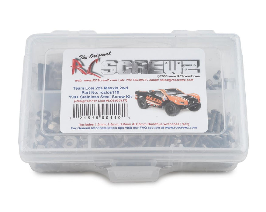 RC Screwz RCZLOS110 Team Losi 22S SCT Stainless Steel Screw Kit