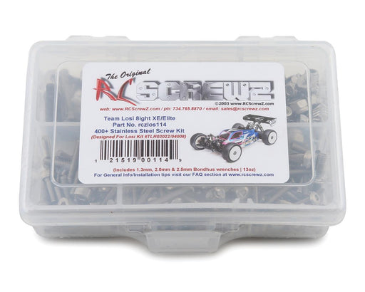 RC Screwz RCZLOS114 Losi 8IGHT XE/Elite Stainless Steel Screw Kit