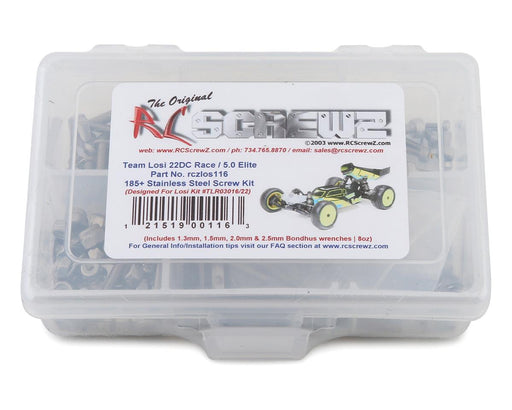 RC Screwz RCZLOS116 Losi 22DC Race/5.0 Elite Buggy Stainless Steel Screw Kit