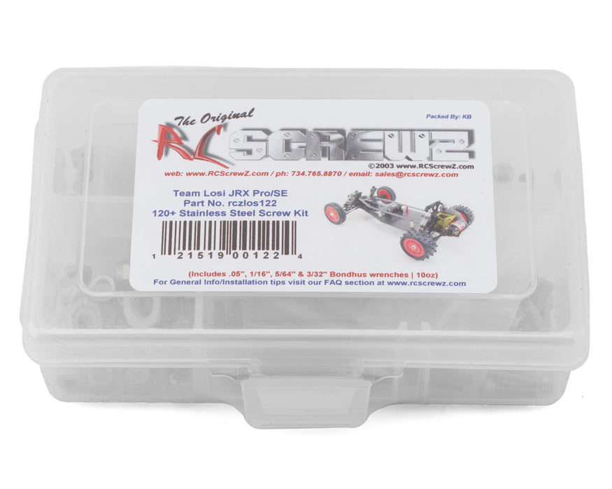 RC Screwz RCZLOS122 Losi 1/10 JRX Pro/SE Stainless Steel Screw Kit