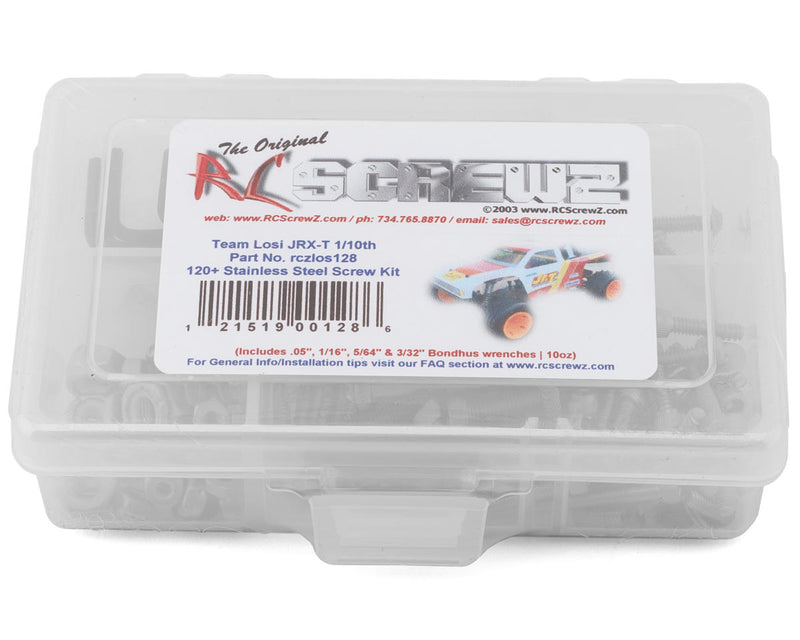 RC Screwz RCZLOS128 Losi 1/10 JRX-T Monster Truck Stainless Steel Screw Kit
