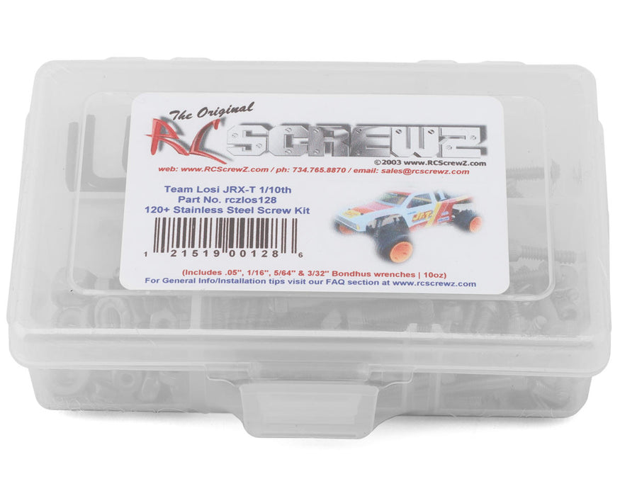 RC Screwz RCZLOS128 Losi 1/10 JRX-T Monster Truck Stainless Steel Screw Kit