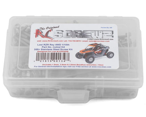 RC Screwz RCZLOS134 Losi RZR Rey 4WD Off-Road UTV Stainless Steel Screw Kit