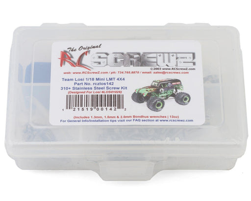 RC Screwz RCZLOS142 Losi Mini LMT 4x4 Stainless Steel Screw Kit