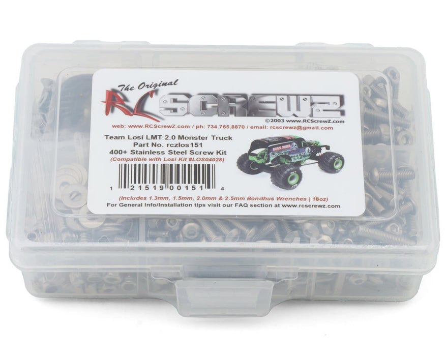 RC Screwz RCZLOS151 Losi LMT 2.0 Monster Truck Stainless Steel Screws Kit