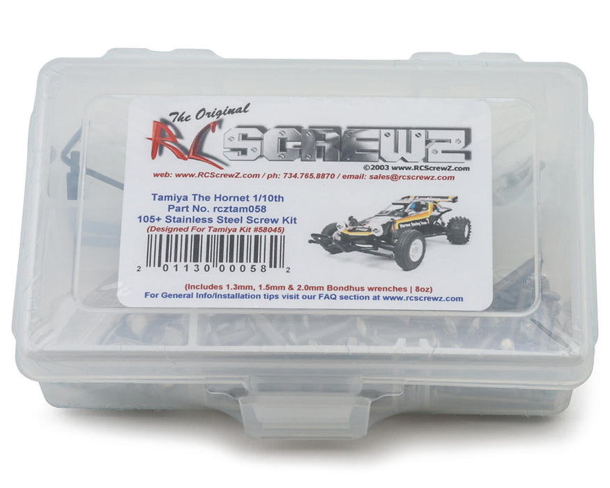 RC Screwz RCZTAM058 Tamiya Hornet Stainless Steel Screw Kit