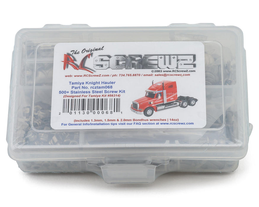 RC Screwz RCZTAM068 Tamiya Knight Hauler Stainless Steel Screw Kit