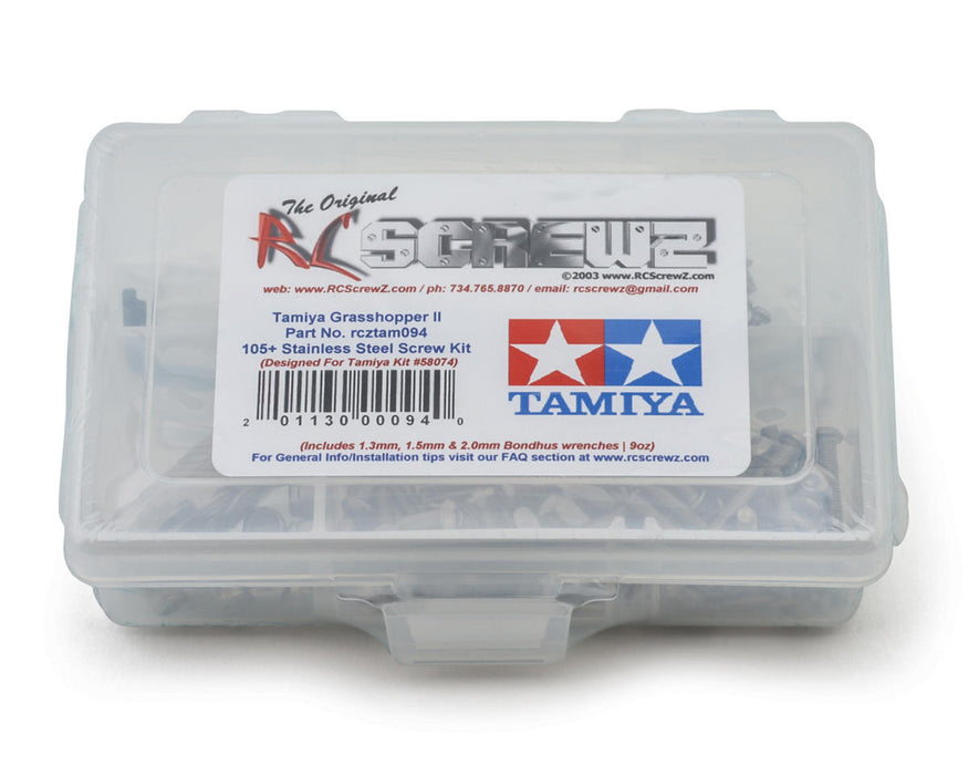 RC Screwz RCZTAM094 Tamiya Grasshopper II Stainless Steel Screw Kit