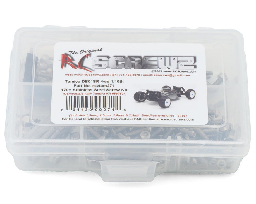 RC Screwz RCZTAM271 Tamiya DB01SR 4WD Stainless Steel Screws Kit
