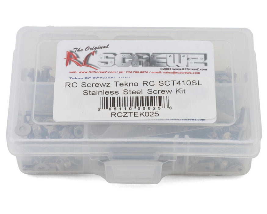 RC Screwz RCZTEK025 Tekno RC SCT410SL Stainless Steel Screw Kit