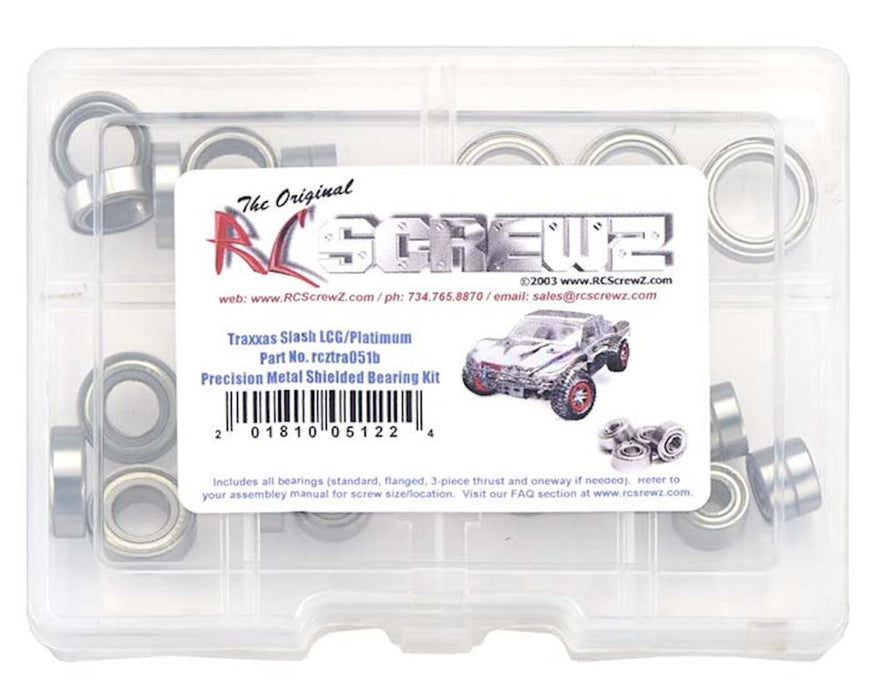 RC Screwz RCZTRA051B Precision Shielded Bearing Kit for Traxxas® Slash® 4x4