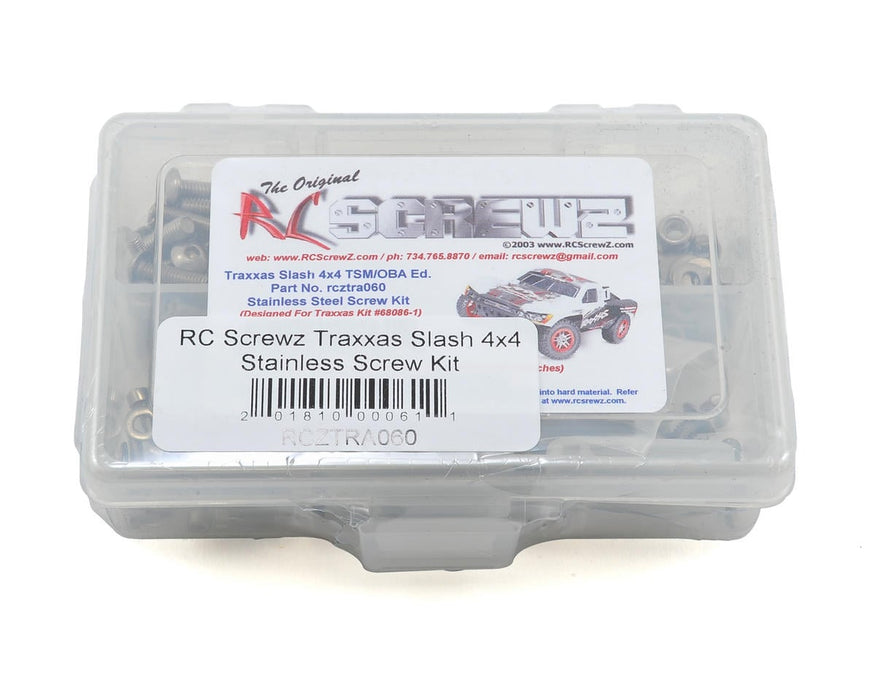RC Screwz RCZTRA060 Stainless Steel Screw Kit for Traxxas Slash 4x4