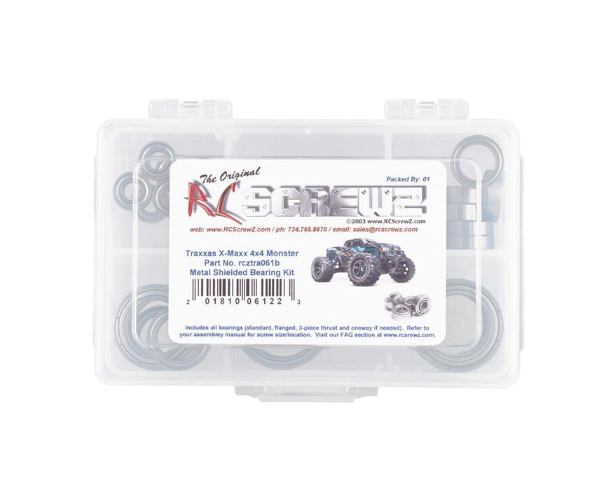 RC Screwz RCZTRA061B Metal Shielded Bearing Kit for Traxxas® X-Maxx®