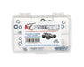 RC Screwz RCZTRA069R Rubber Shielded Bearing Kit for Traxxas® 1/16 E-Revo® TSM®