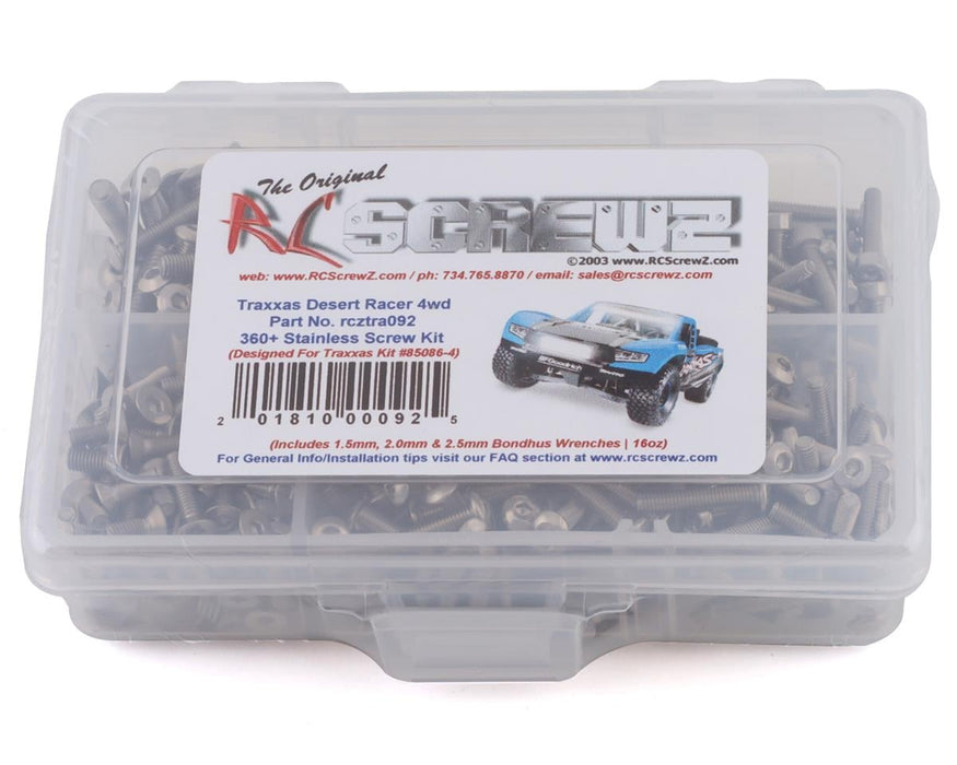 RC Screwz RCZTRA092 Stainless Steel Screw Kit for Traxxas UDR