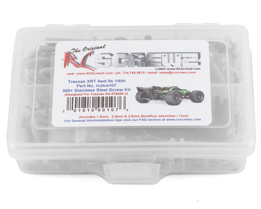 RC Screwz RCZTRA107 Stainless Steel Screw Kit for Traxxas XRT