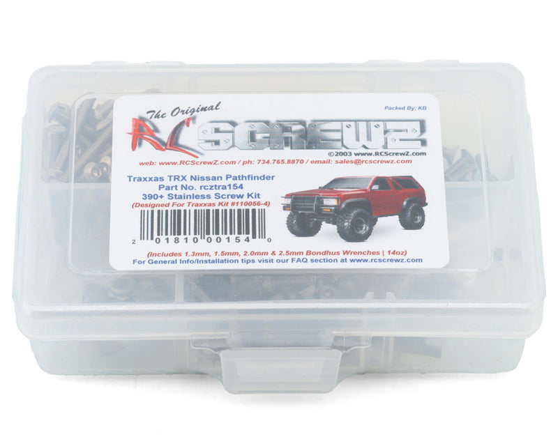 RC Screwz RCZTRA154 Stainless Steel Screw Kit for Traxxas® TRX-4® Nissan® Pathfinder®