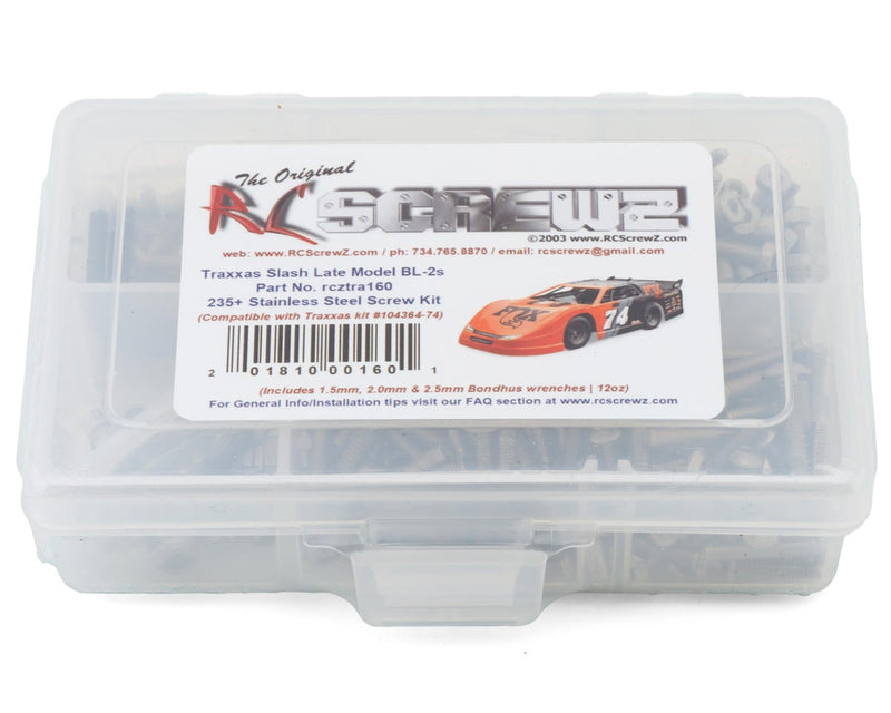 RC Screwz RCZTRA160 Stainless Steel Screw Kit for Traxxas® Slash® Late Model BL-2s