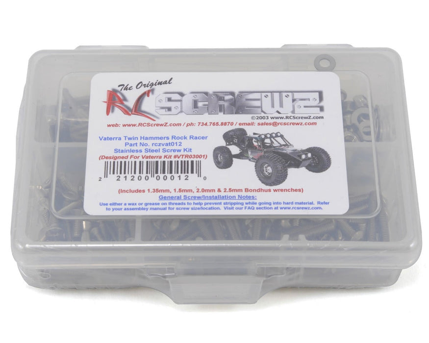 RC Screwz RCZVAT012 Vaterra Twin Hammers Rock Racer Stainless Steel Screw Kit