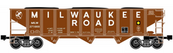 Ready Made Trains (RMT) 66216 O Gauge 70 Ton Hopper Car Milwaukee Road MILW