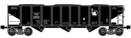 Ready Made Trains (RMT) 66226 O Gauge 70 Ton Hopper Car Jersey Central CNJ