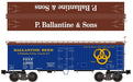 Ready Made Trains (RMT) 86194 O Scale 36' Wood Side Reefer Car Ballantine Beer