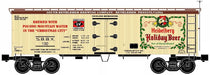 Ready Made Trains (RMT) 86199-179 O Scale 36' Wood Side Reefer Car Heidelberg Holiday Beer