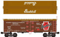 Ready Made Trains (RMT) 86199-94 O Scale 36' Wood Side Reefer Car Bushkill Beer