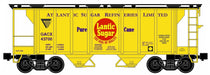 Ready Made Trains (RMT) 86399-101 O Scale 2 Bay Covered Hopper Atlantic Sugar GACX (#s Vary)
