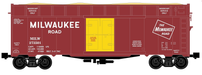Ready Made Trains (RMT) 86416 O Scale Woodchip Car Milwaukee Road MILW (#s Vary)