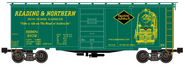 Ready Made Trains (RMT) 964123 O Gauge Boxcar Reading & Northern - Green