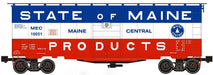 Ready Made Trains (RMT) 96452 O Gauge Boxcar State of Maine Products Maine Central MEC