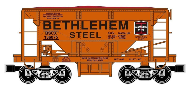 Ready Made Trains (RMT) 96719-121 O Gauge Ore Car Bethlehem Steel - Bethlehem