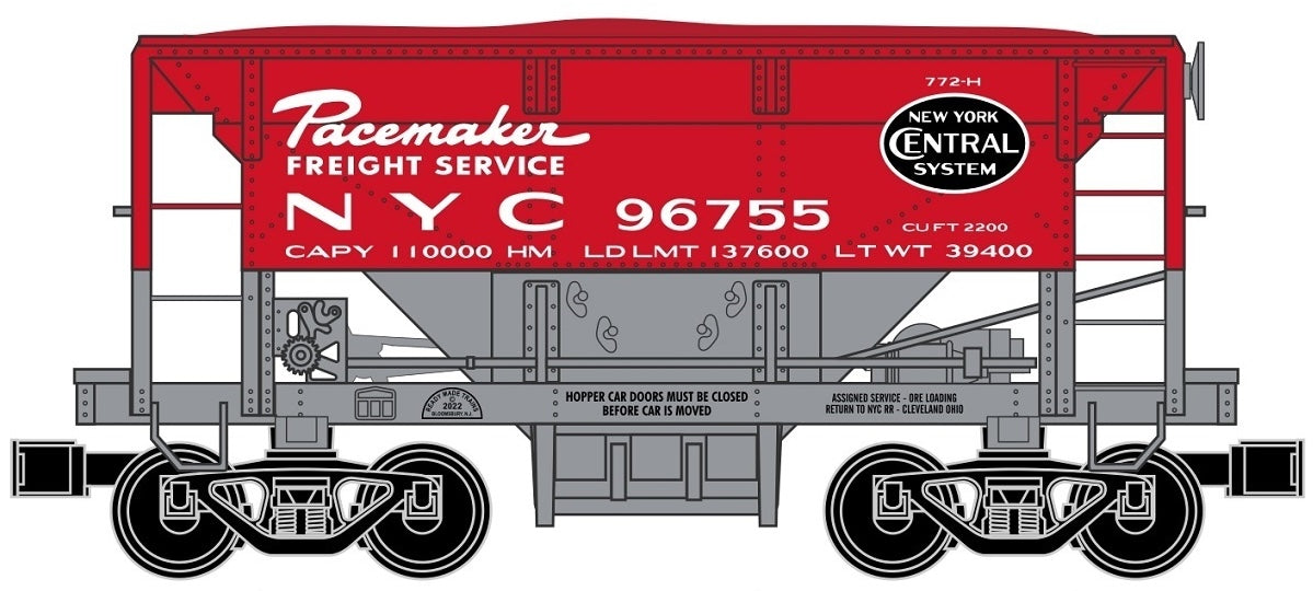Ready Made Trains (RMT) 967213 O Gauge Ore Car New York Central Pacemaker